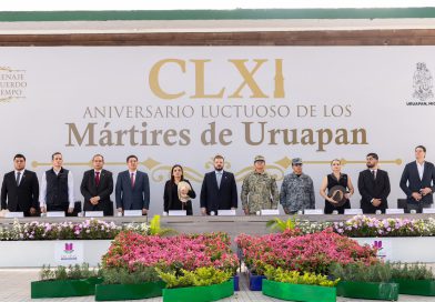 Encabeza Raúl Zepeda ceremonia por el 161 aniversario luctuoso de los Mártires de Uruapan